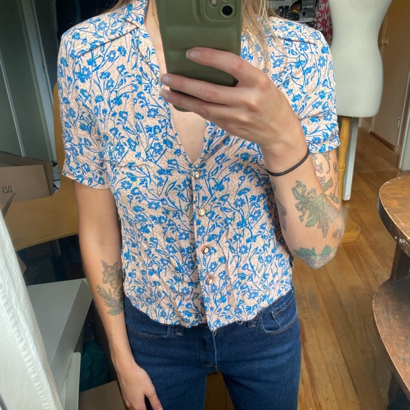 Cooperative Urban Outfitters Floral Blouse - Picture 3 of 14